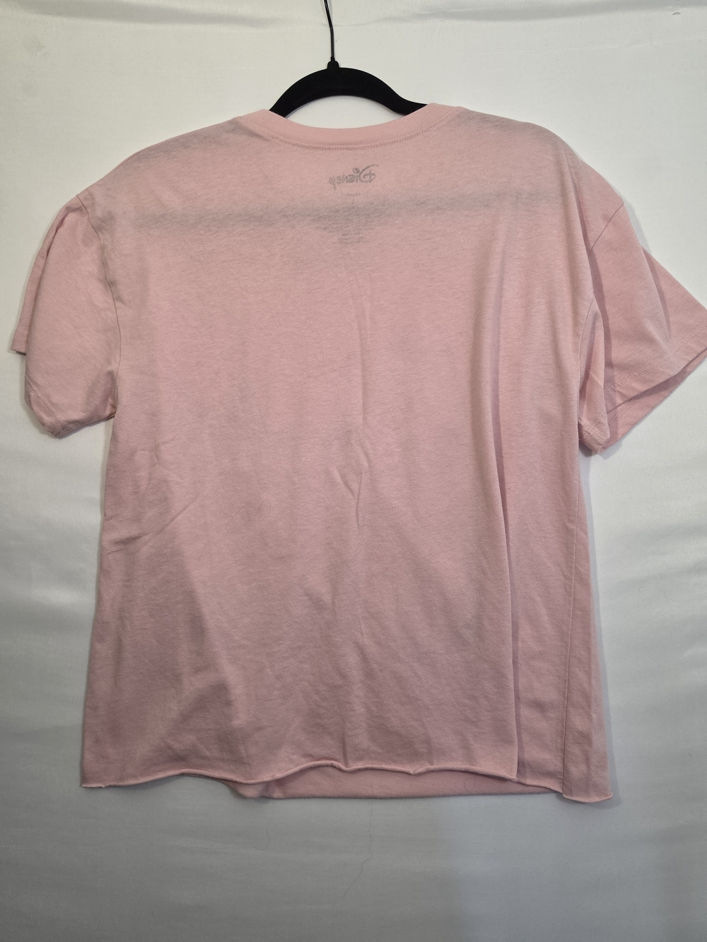 Disney Aristocats Bonjour Pink Cropped Graphic Tee Marie Cats Size L - Picture 2 of 6